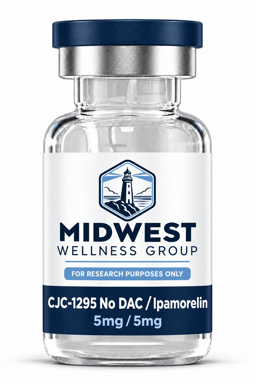 CJC-1295 No DAC / Ipamorelin 5mg / 5mg research product